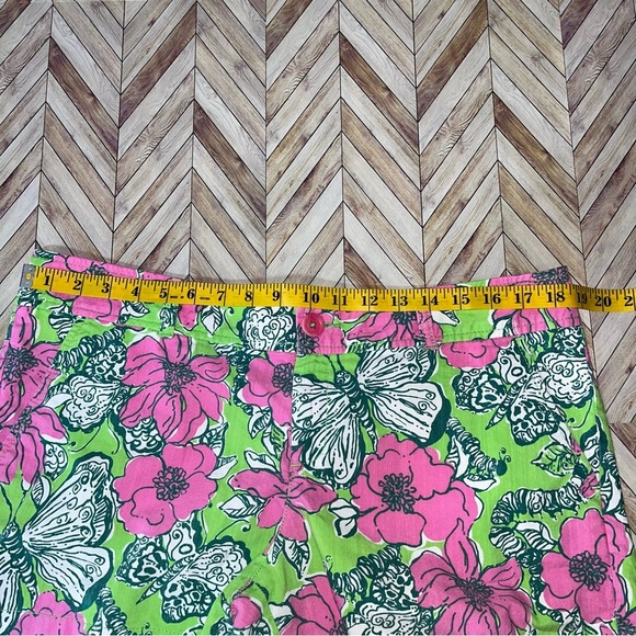 LILLY PULITZER Callahan Shorts Bloomin' Cacoonin' Print Size 14 Summer Plus Size - Picture 9 of 10